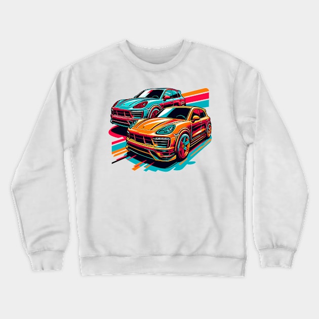 Porsche Cayenne Crewneck Sweatshirt by Vehicles-Art